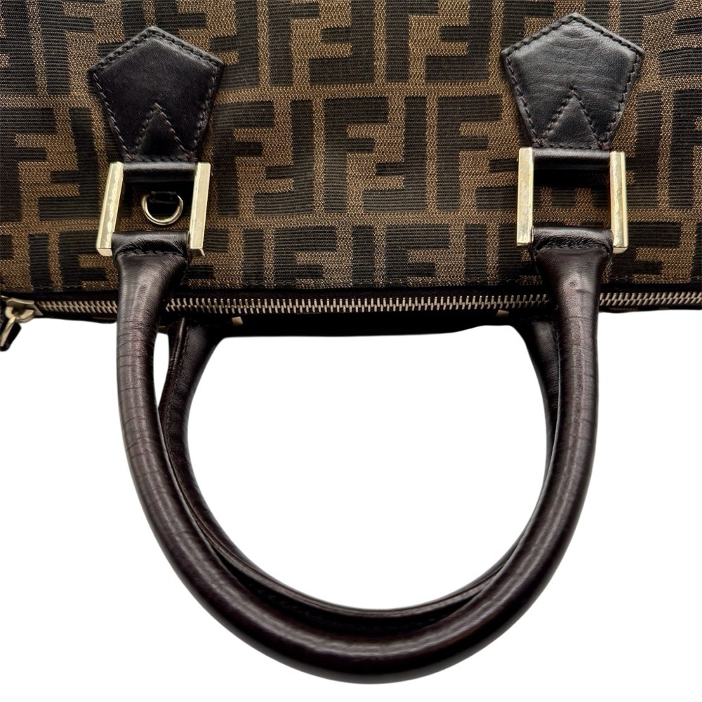 Fendi Zucca Brown and Black Satchel | Very Good Condition - Picture 15 of 15